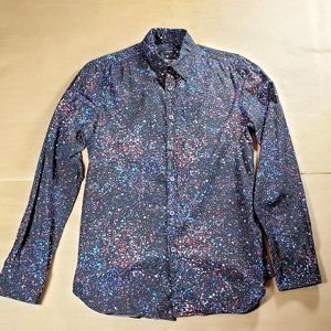 Paul Smith Galaxy Speckled Button-down Shirt